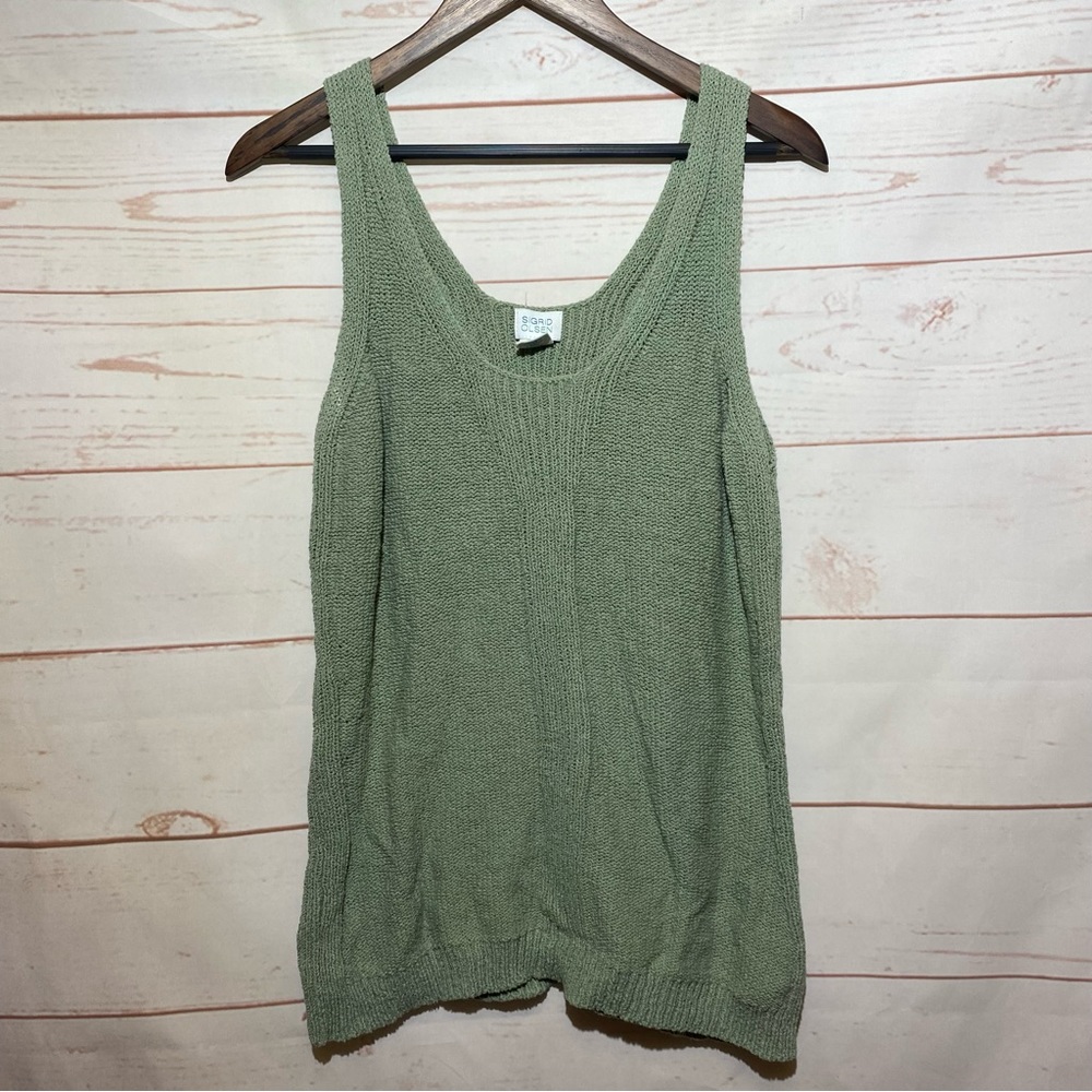 Sigrid Olsen Knit Style Tank Top Size Large